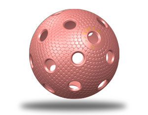 Floorball Spielball in pink