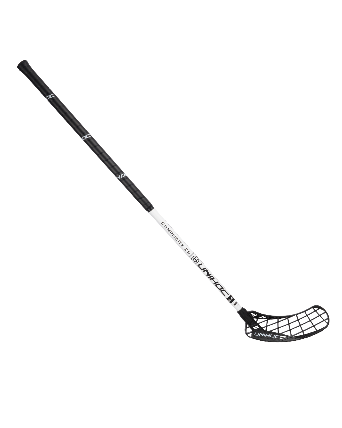 Unihoc EPIC COMPOSITE 26 black/white 104 cm floorball stick