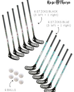 Floorball-Schläger-Set für Erwachsene