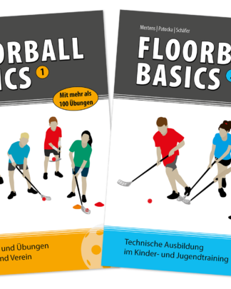 Zweierpack: Trainingsbücher Floorball Basics 1 & Floorball Basics 2