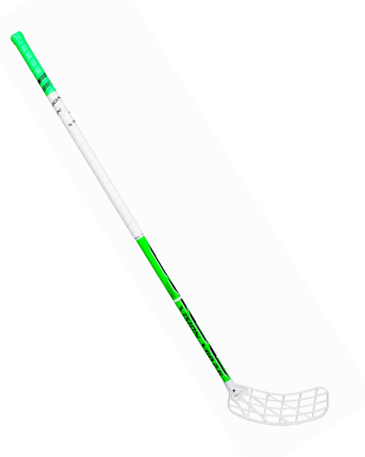 Exel grün-weißer Floorballschläger