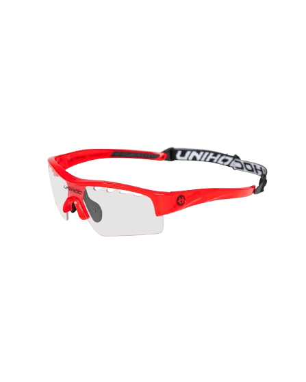 Floorballschutzbrille Unihoc Victory in rot
